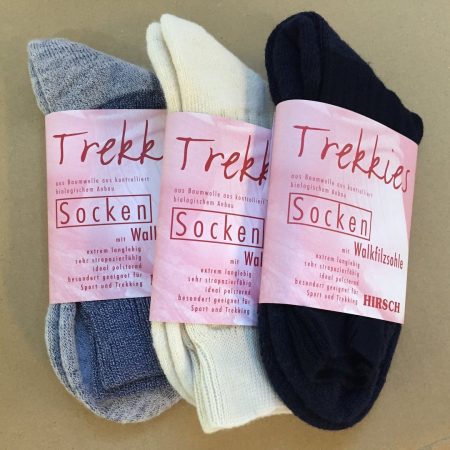 Trekkingsocke mit gefilzter Sohle BW