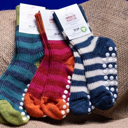 Stoppersocke geringelt SW
