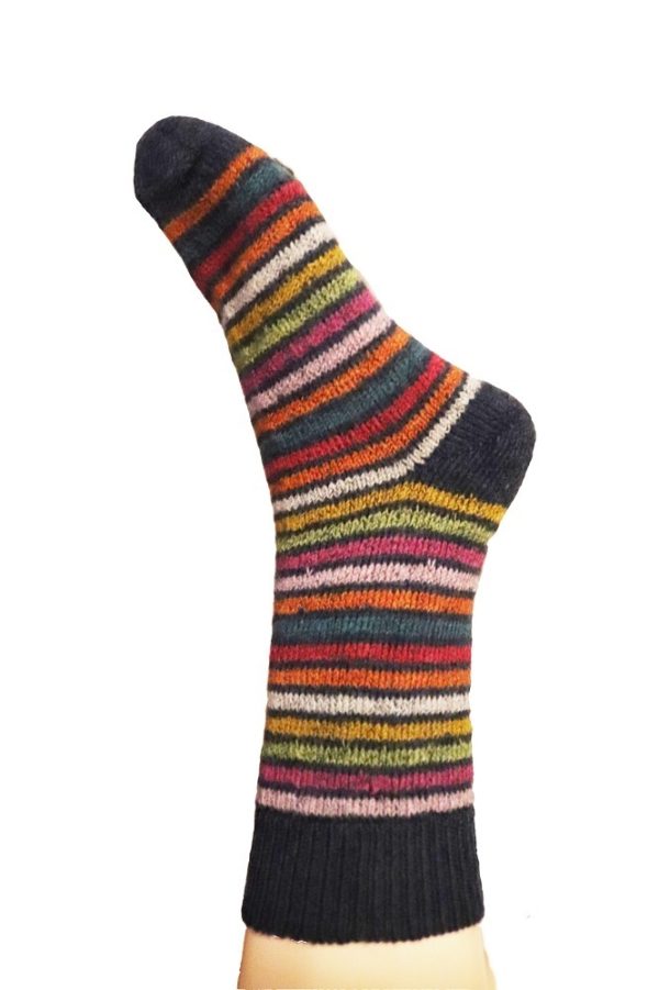 Ringelsocke Plüsch dick – Bild 2