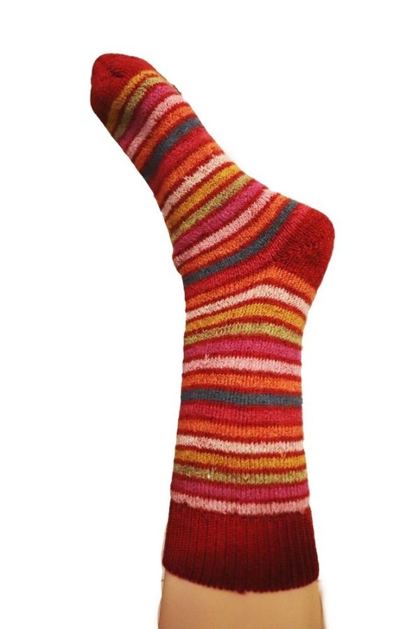 Ringelsocke Plüsch dick