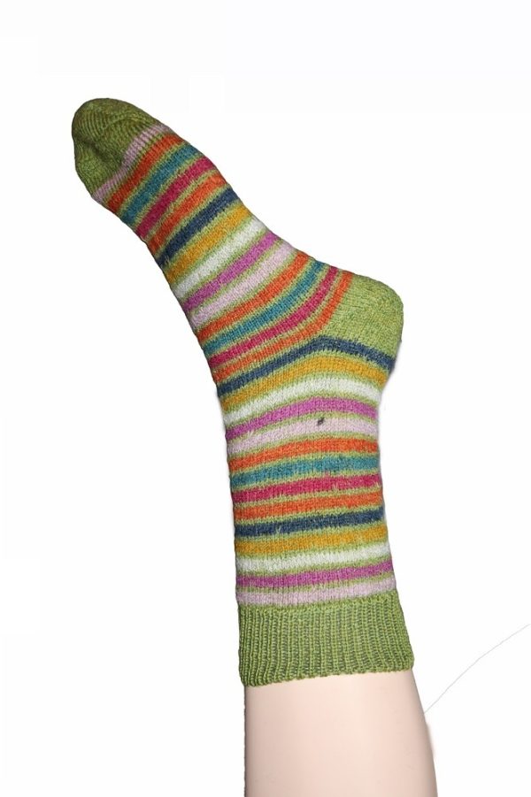 Ringelsocke Plüsch dick – Bild 3