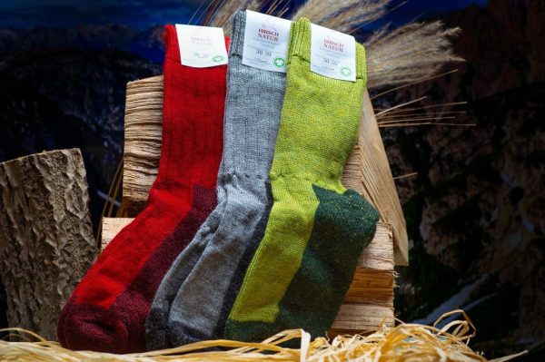 Trekkingsocke zweifarbig