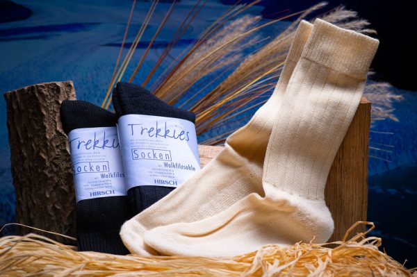 Trekkingsocke mit gefilzter Sohle