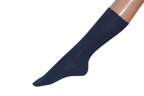 feingestrickter Kniestrumpf BW/W – Bild 2